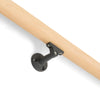 Prova Unfinished Beechwood 79" Long Handrail Kit with Anthracite Components