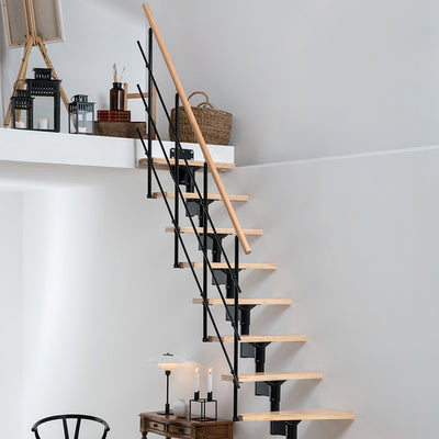 Dolle Lyon Modular Staircase Kit - Black Lifestyle