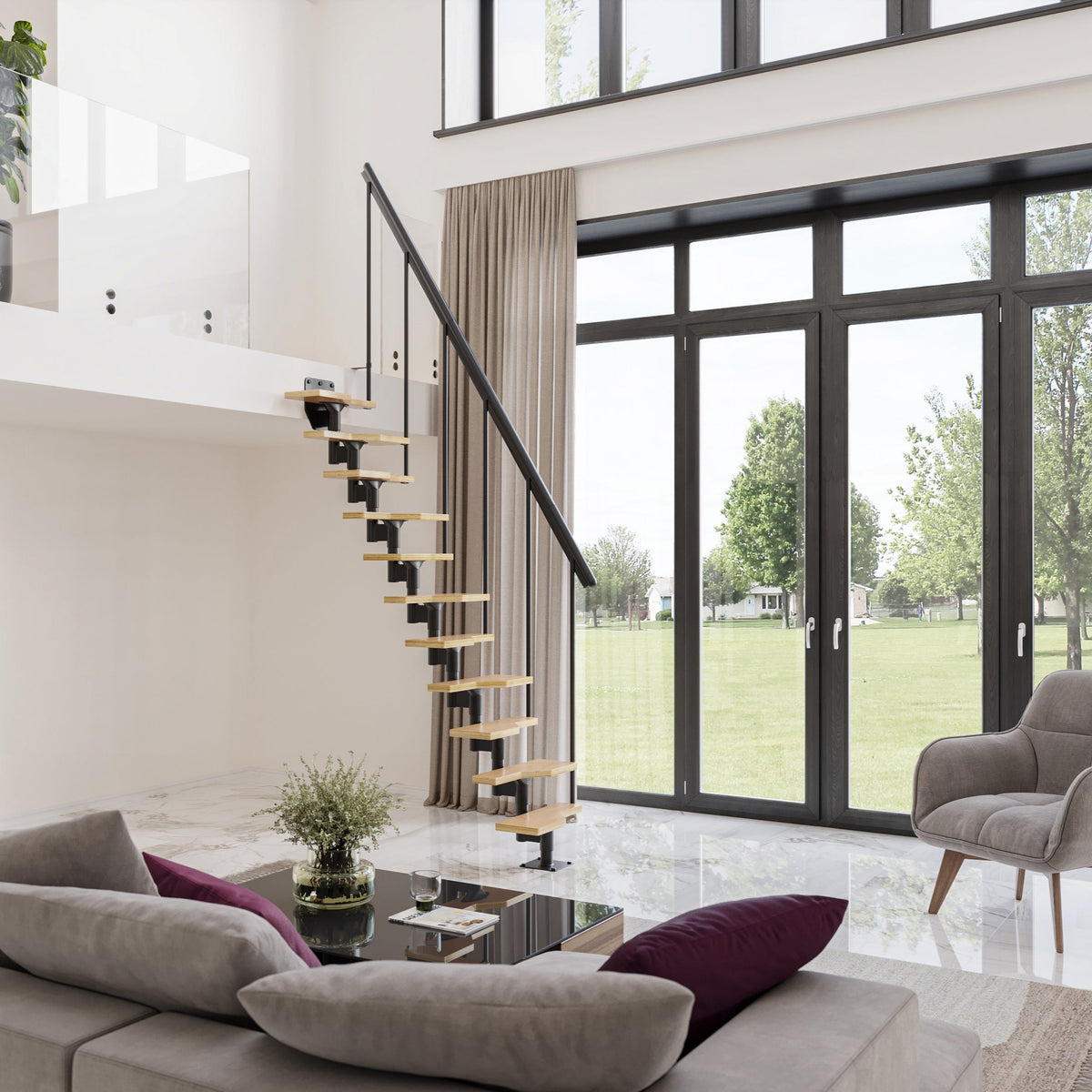 DOLLE ATLANTA Modular Staircase Kit | Staircase & Railing Store