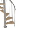 Calgary Grey 47" Diameter Extra Baluster Spiral Staircase Kit