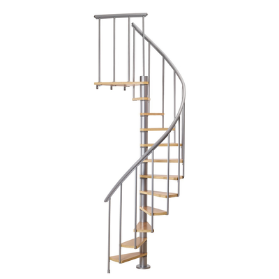 Calgary Grey 47" Diameter Standard Spiral Staircase Kit