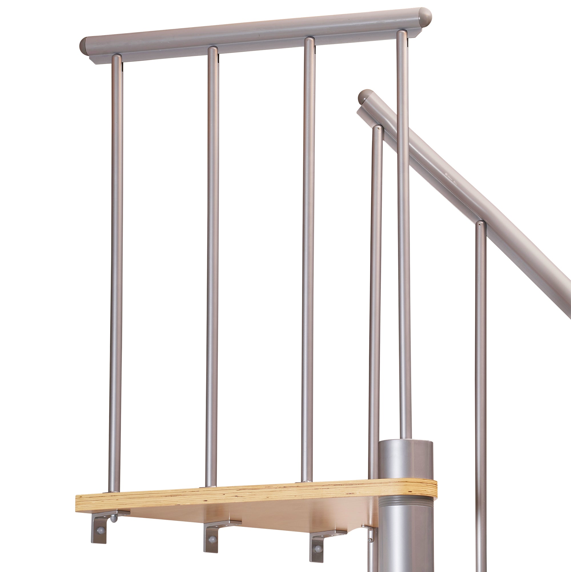 Calgary Grey 47" Diameter Standard Spiral Staircase Kit