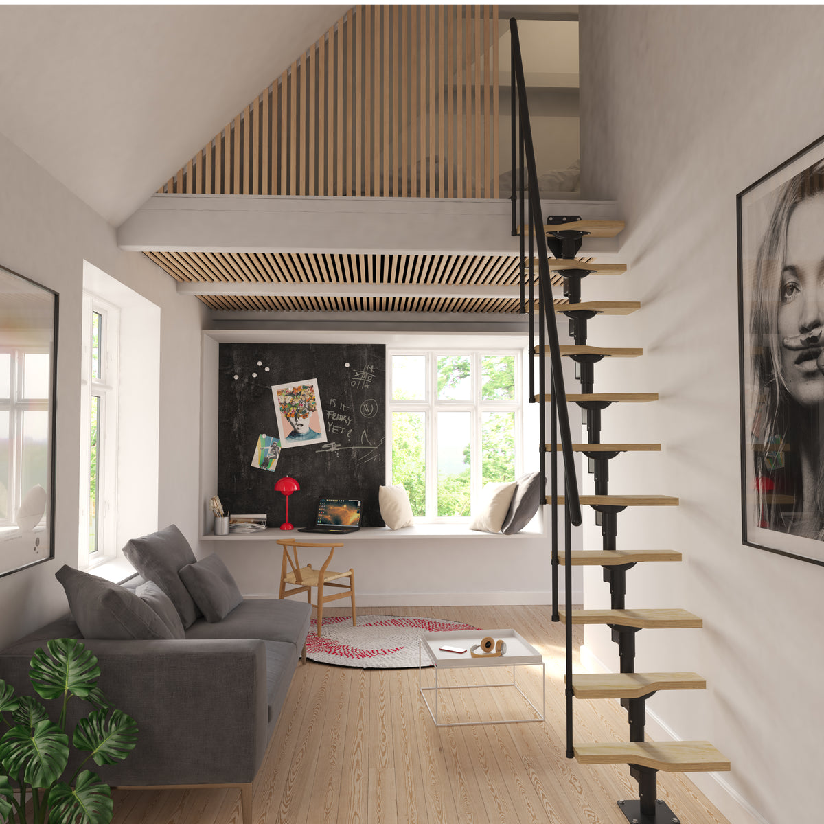 Modular Railing Kits DOLLE ATLANTA Modular Staircase Kit | Staircase & Railing Store
