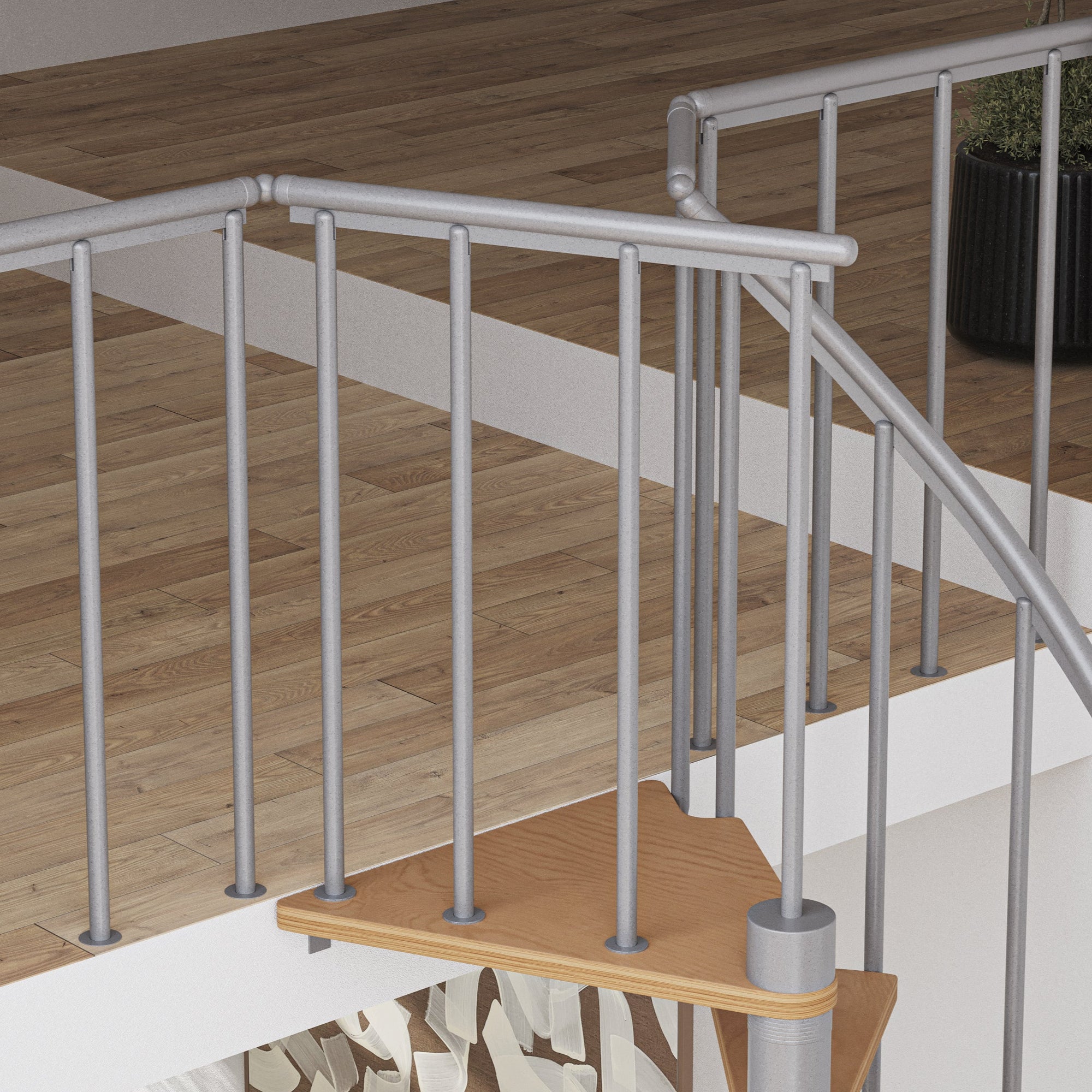 CALGARY Straight Banister Continuous Kit