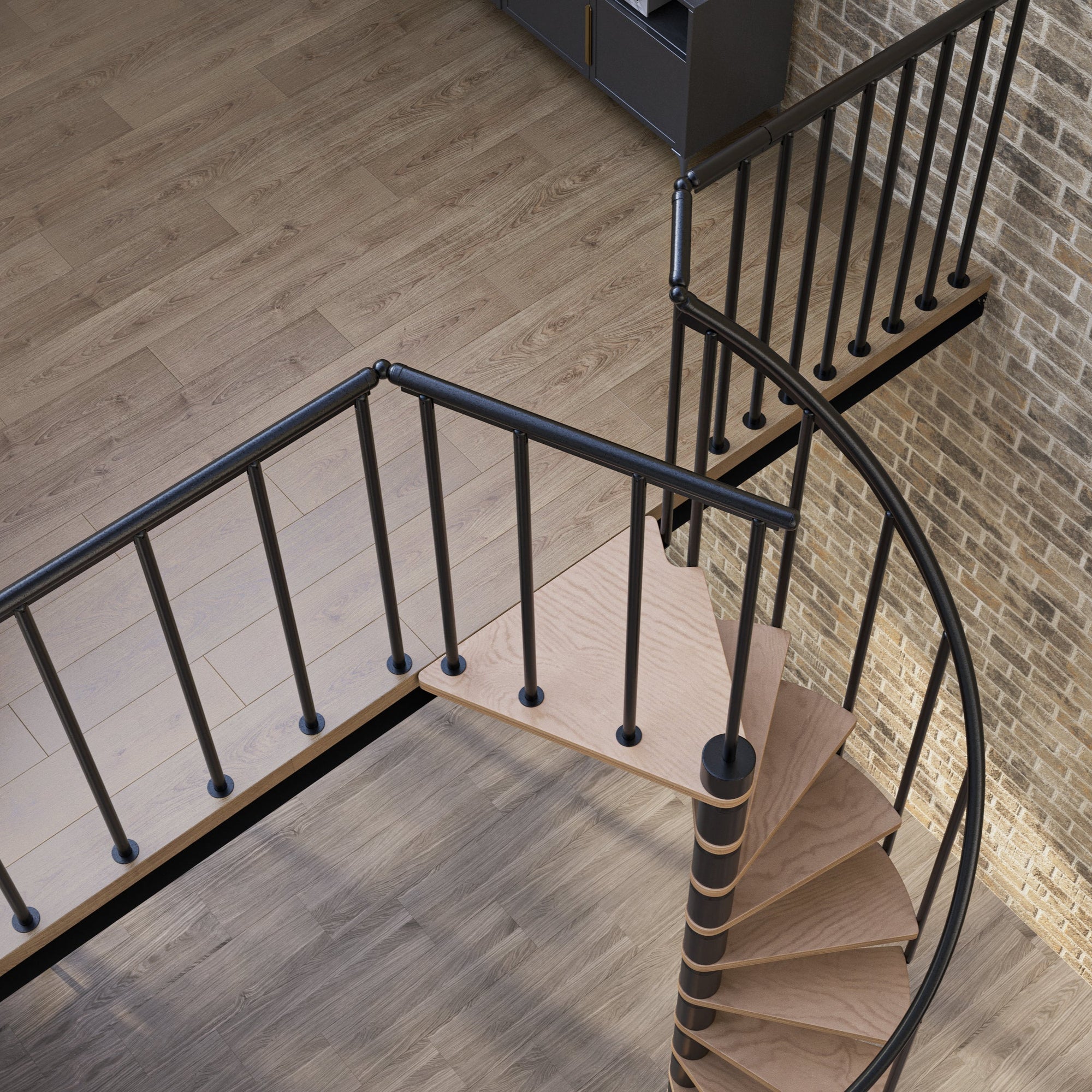 CALGARY Straight Banister Continuous Kit