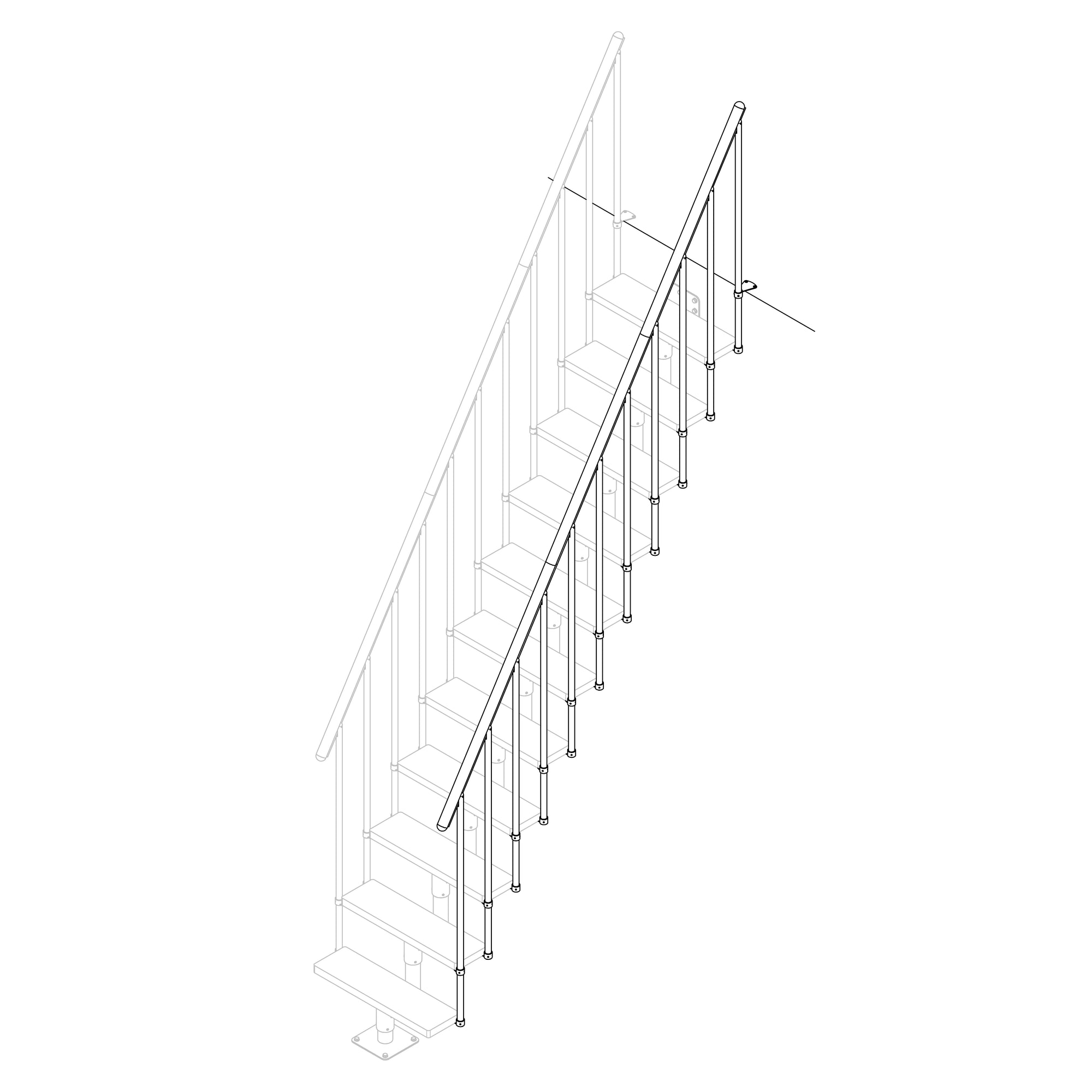 DALLAS Second Side Handrail Kit