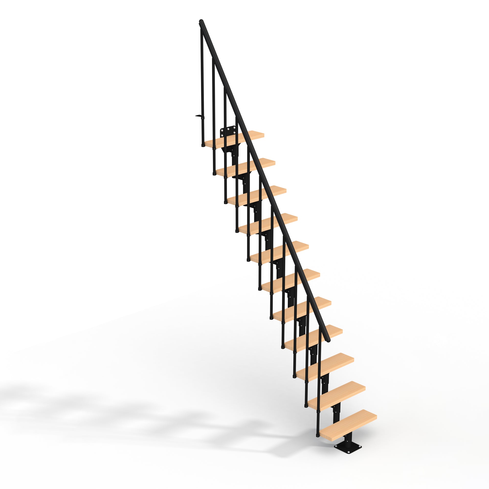 DALLAS Straight Modular Staircase Kit - Staircase & Railing Store