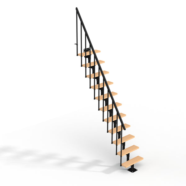DALLAS Straight Modular Staircase Kit Staircase & Railing Store