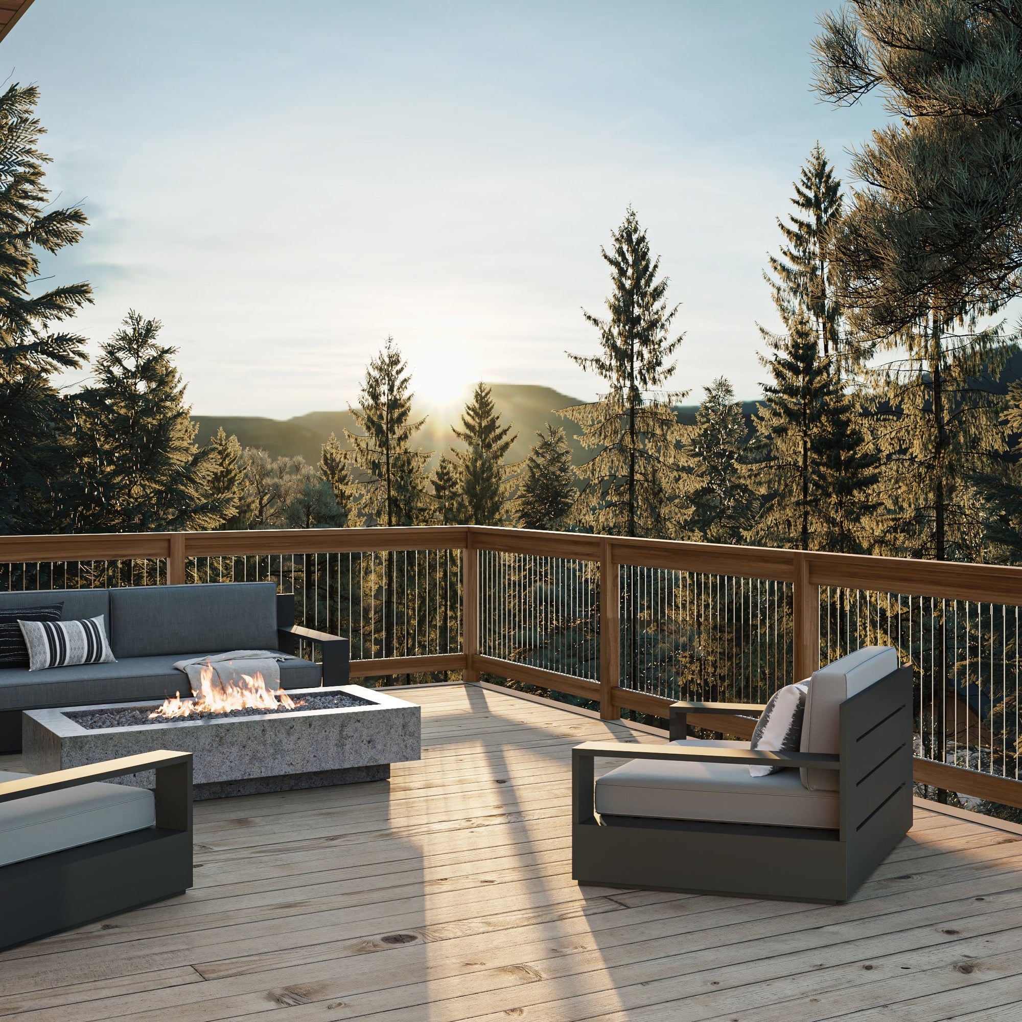 Insta-Rail® 42" Vertical Cable Railing System Kit