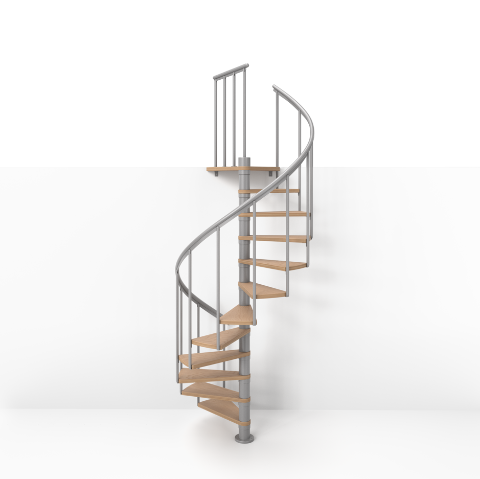 CALGARY 55" Diameter Standard Spiral Staircase Kit