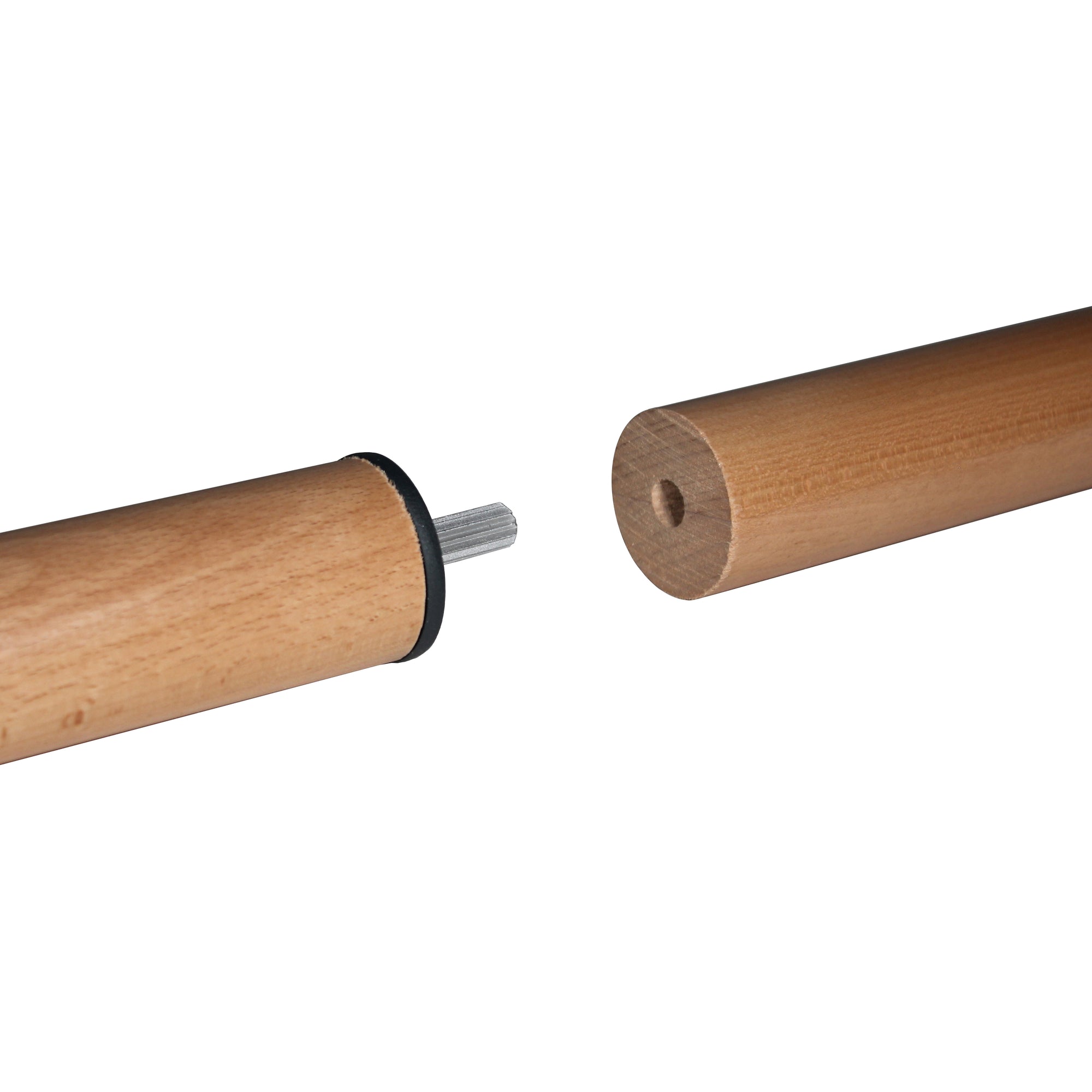 Prova Finished Beechwood 79" Long Handrail Kit with Anthracite Components