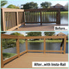 Insta-Rail® 36" Vertical Cable Railing In-Fill Kit Before & After
