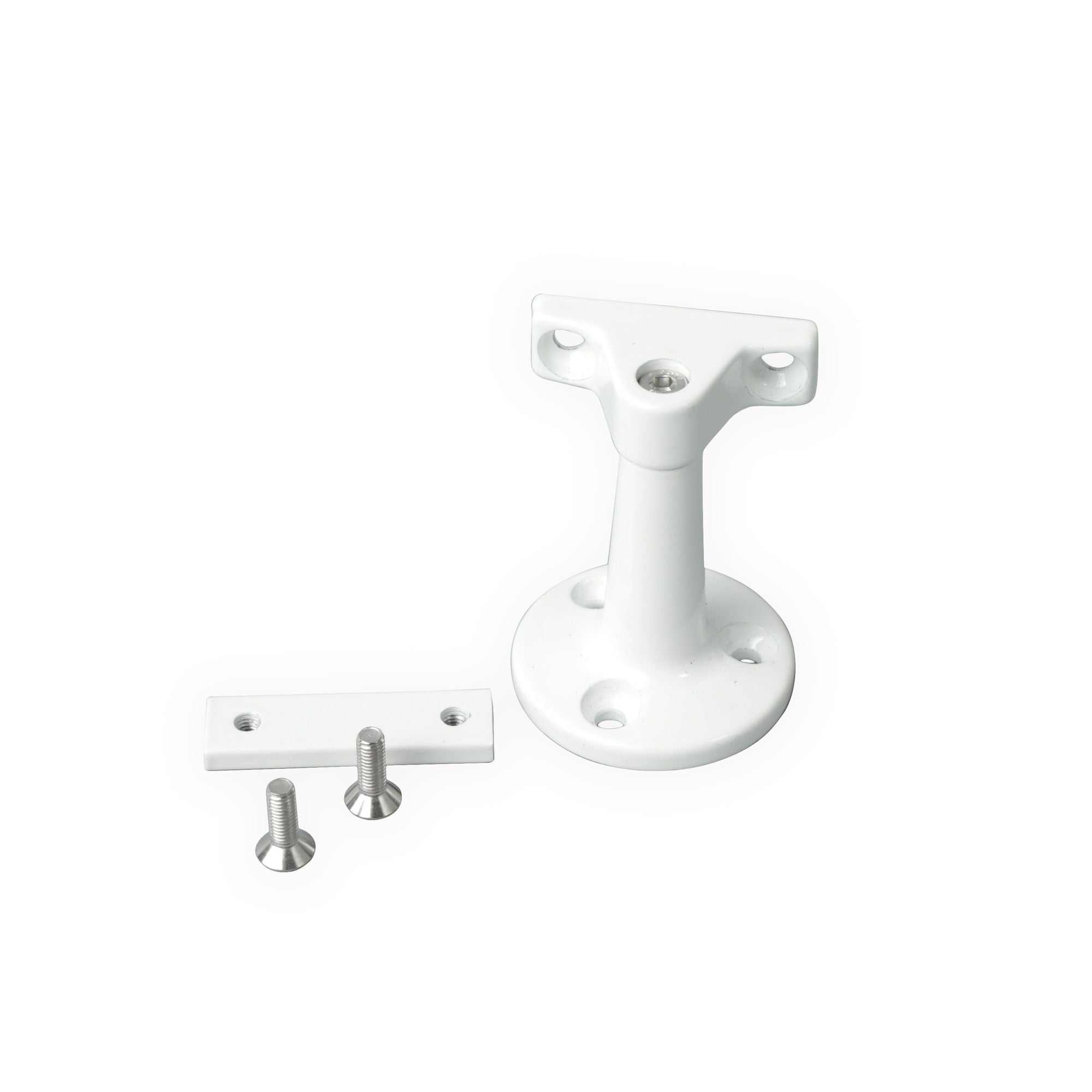 Prova White 79" Long Handrail Wall Fittings