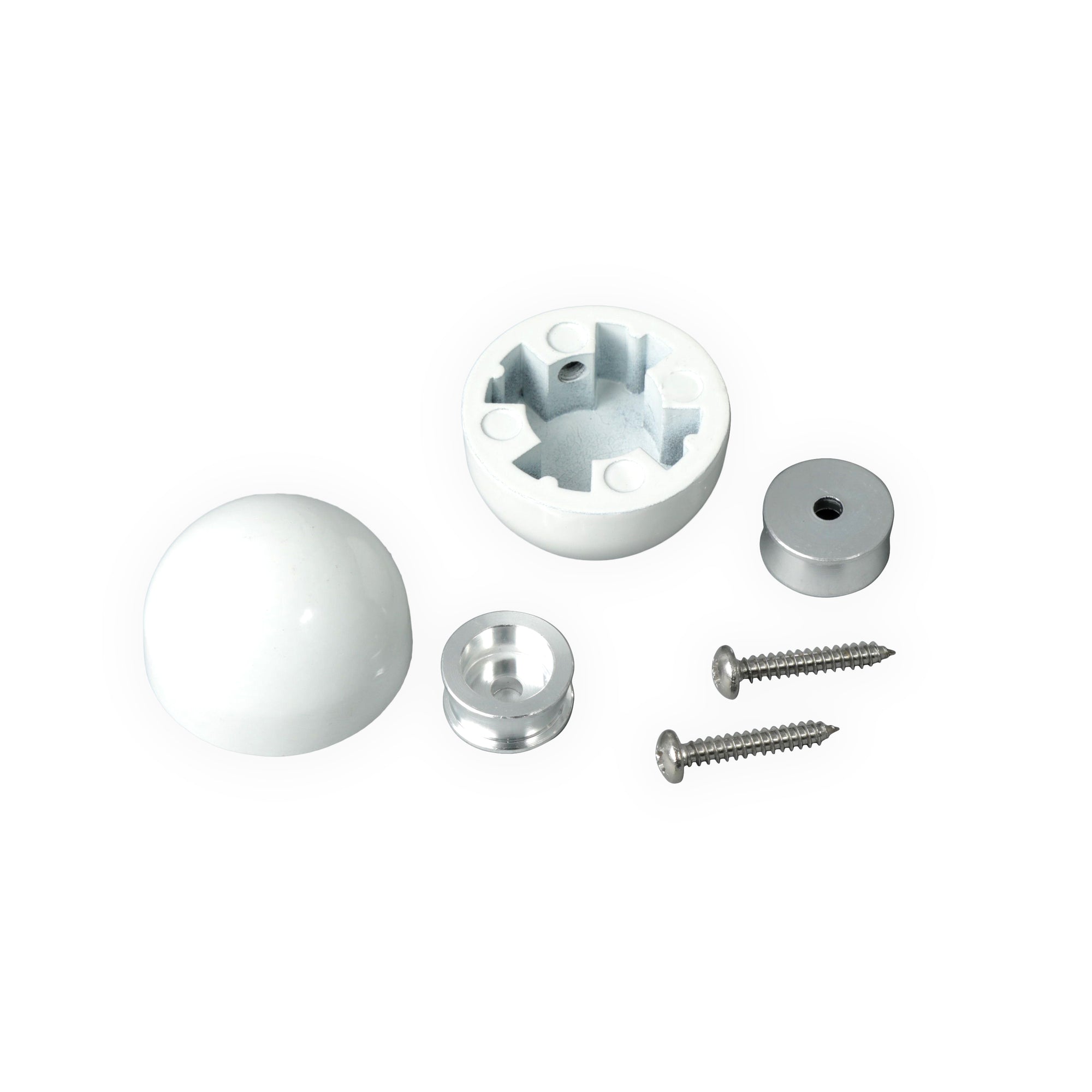 Prova White 79" Long Handrail  Endcaps