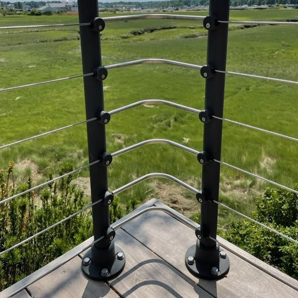 Prova PA22b Galvanized Hex Screws for Anthracite Posts - Wood (4 per pack)