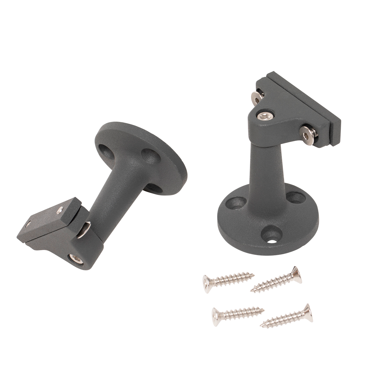 Prova Anthracite 79" Long Handrail Wall Fittings