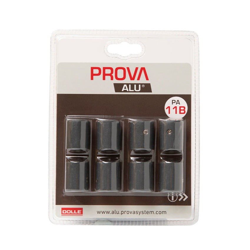 Prova PA11ab Anthracite Wall Terminal for Tube In-FILL (10pk)