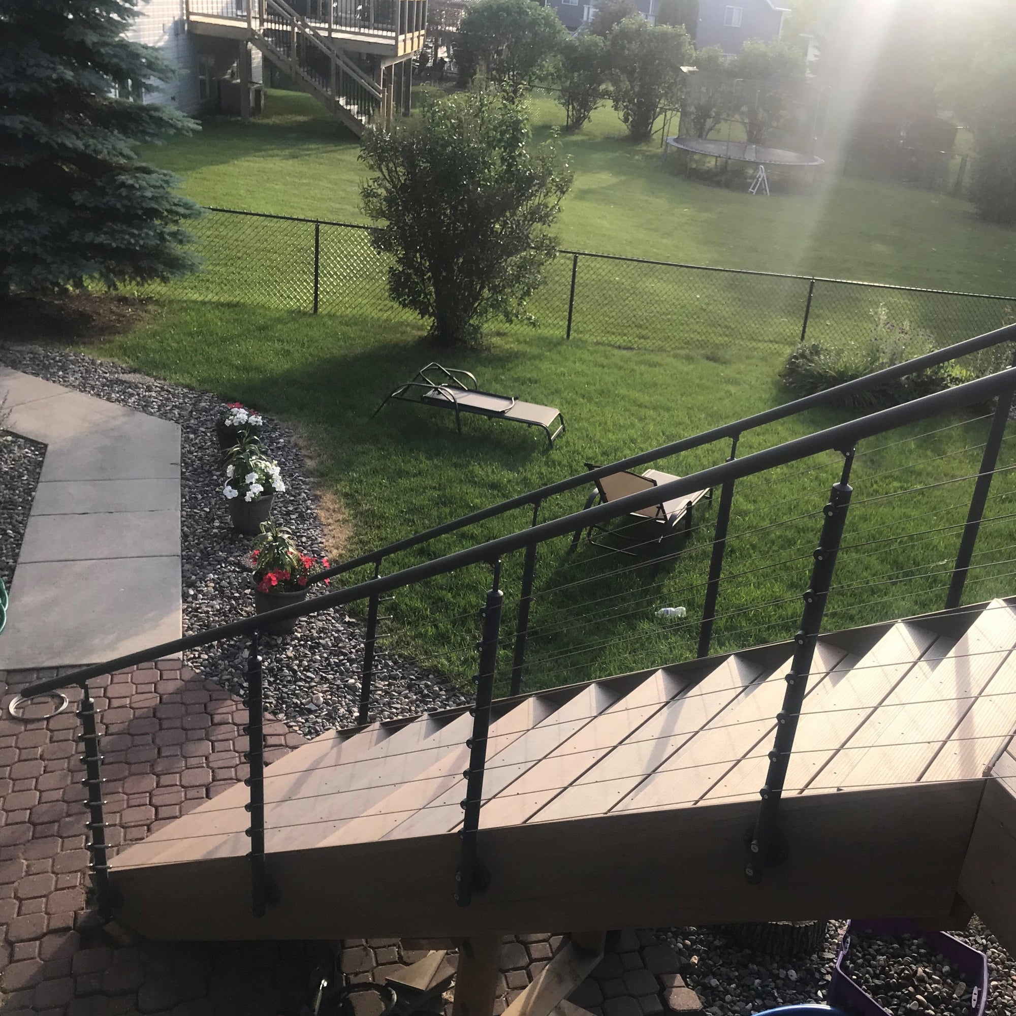 Prova PA4b Anthracite Aluminum Handrail Lifestyle