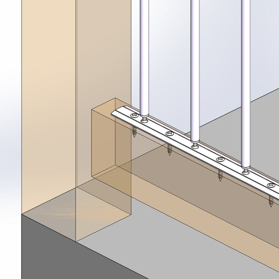Insta-Rail® 36" Vertical Tube Railing Infill Kit