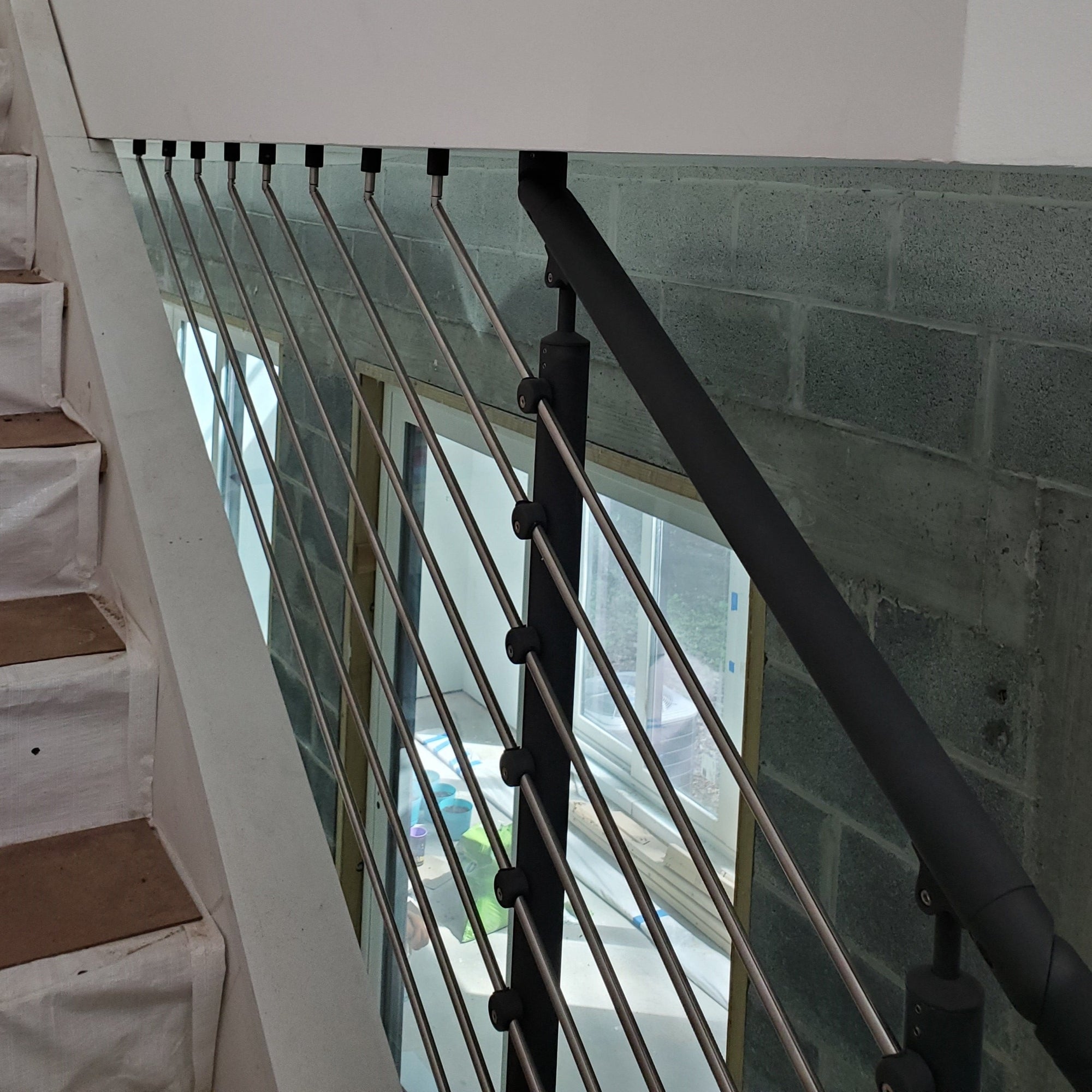 Prova PA11b Anthracite Wall Terminal for Tube In-FILL Lifestyle