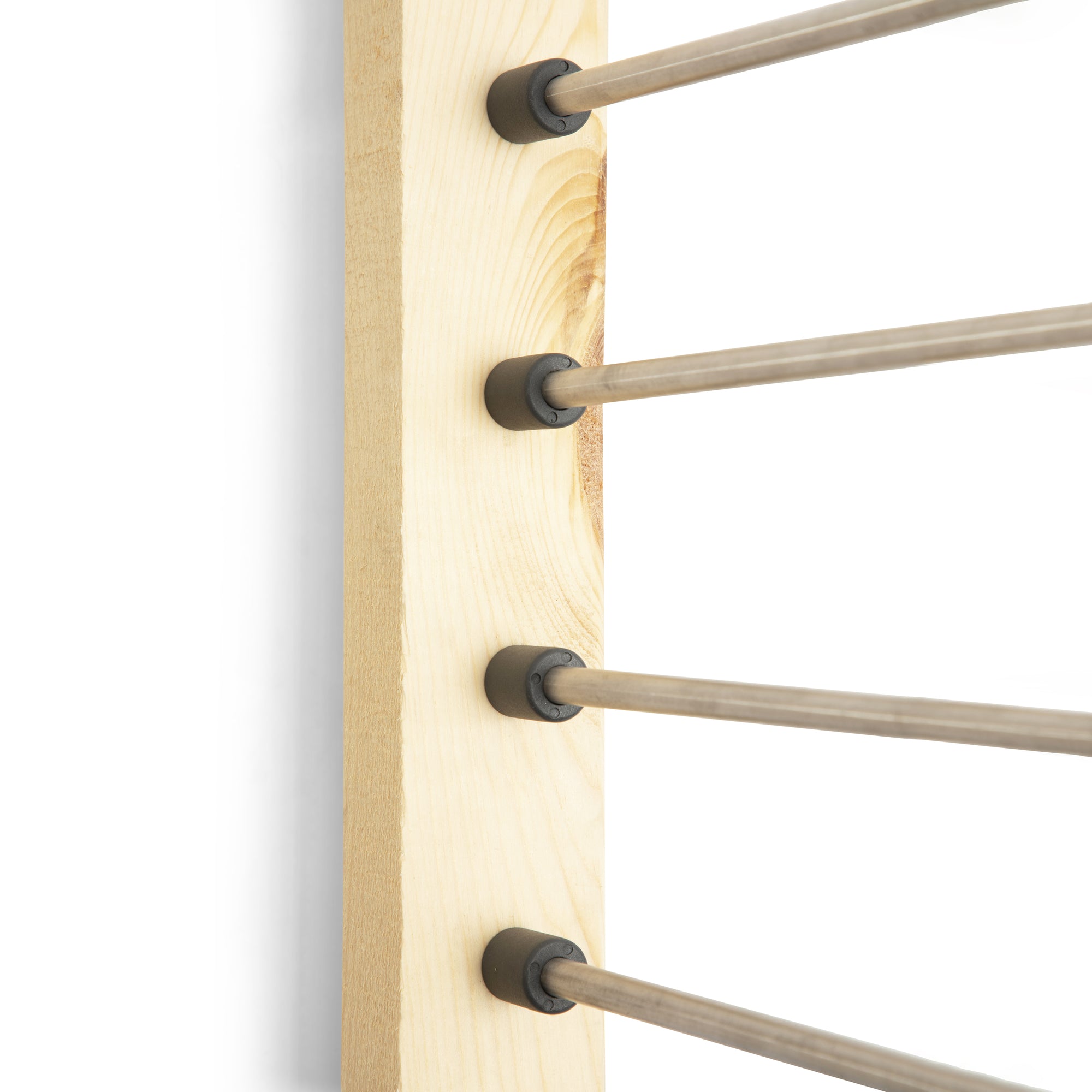 Prova PA11b Anthracite Wall Terminal for Tube In-FILL