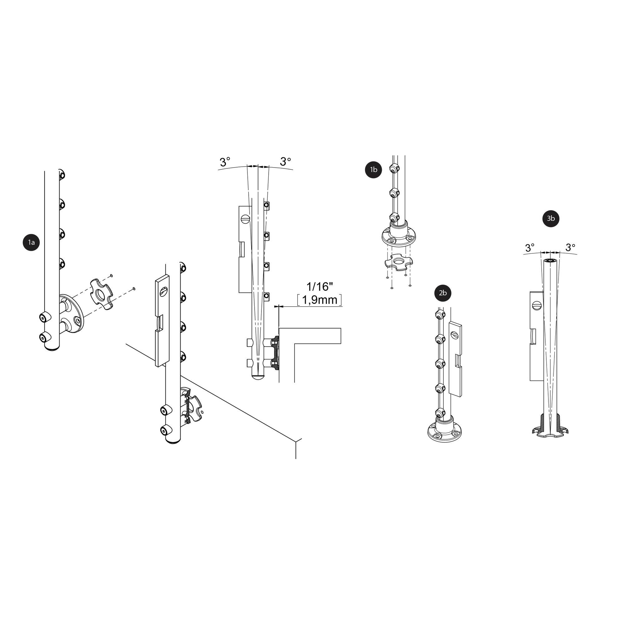 Prova PA14 Post Leveler for Prova Posts Installation