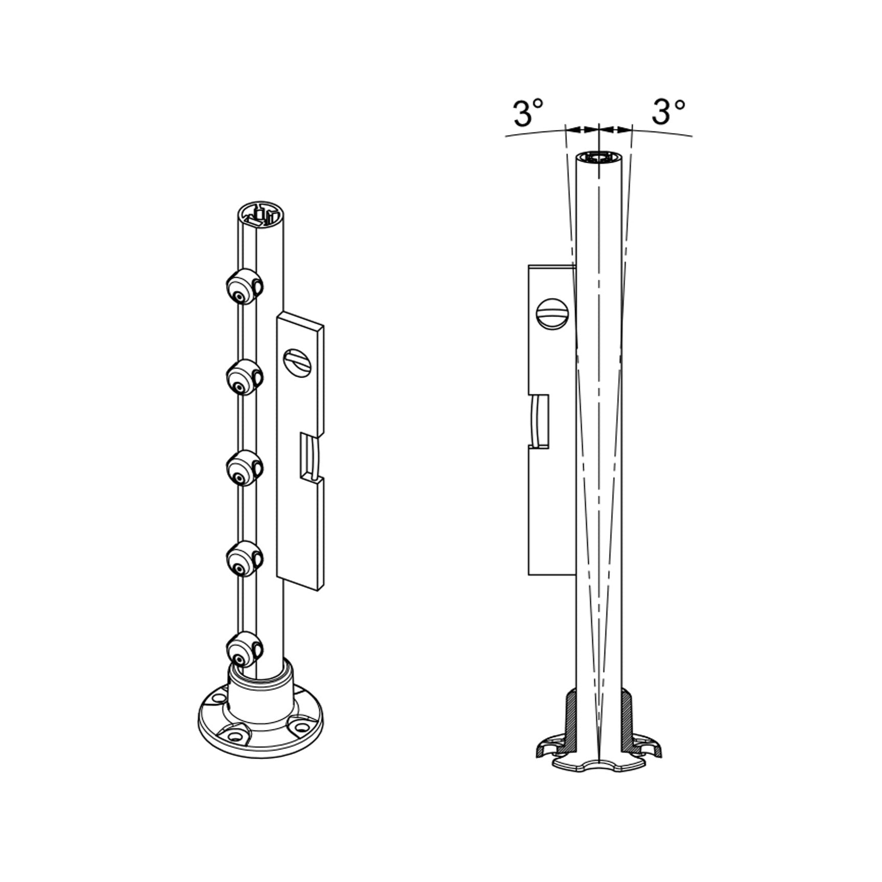 Prova PA14 Post Leveler for Prova Posts Installation