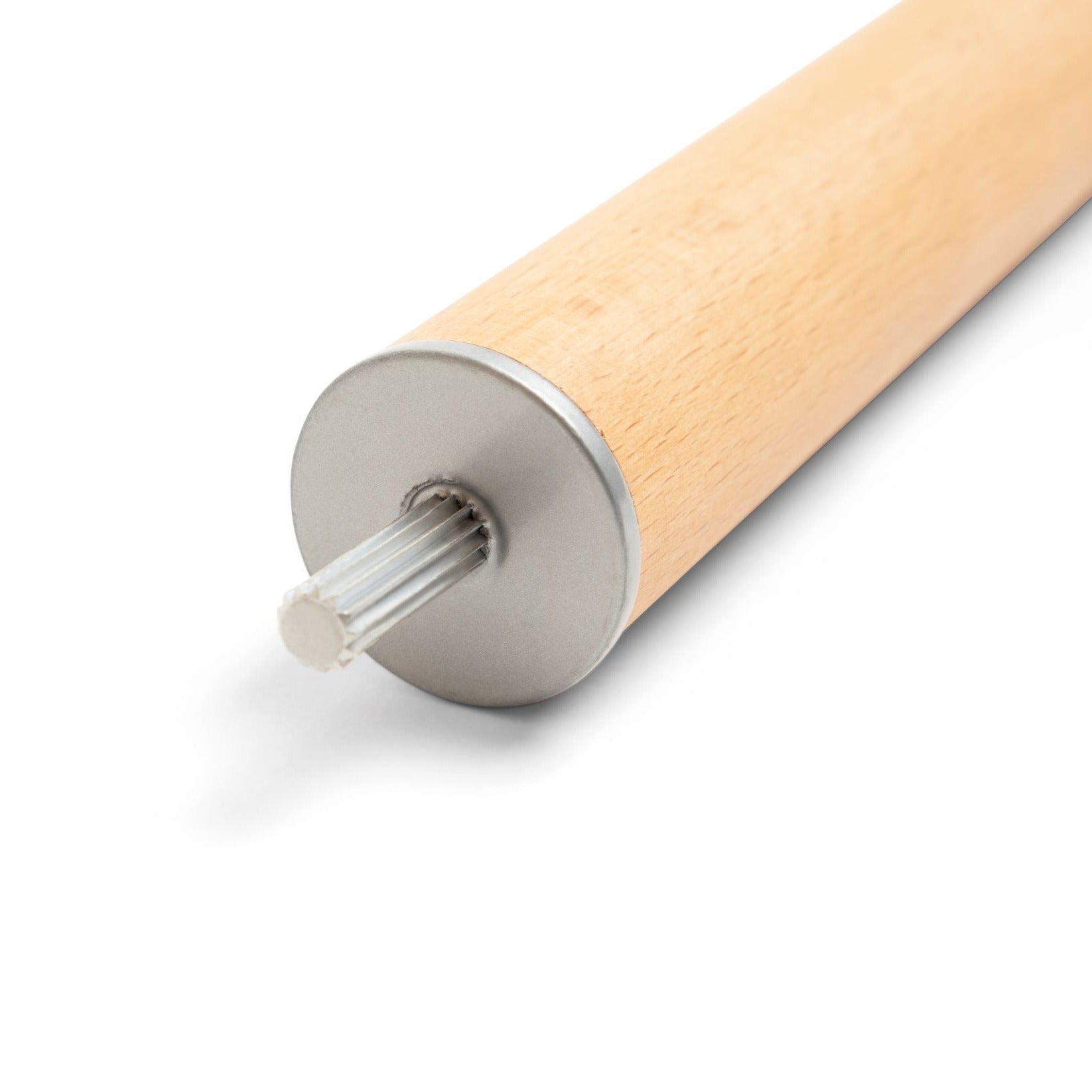 Prova Unfinished Beechwood 79" Long Handrail Kit with Grey Components