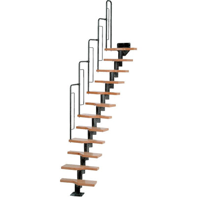 Dolle Graz Modular Staircase Kit - Black