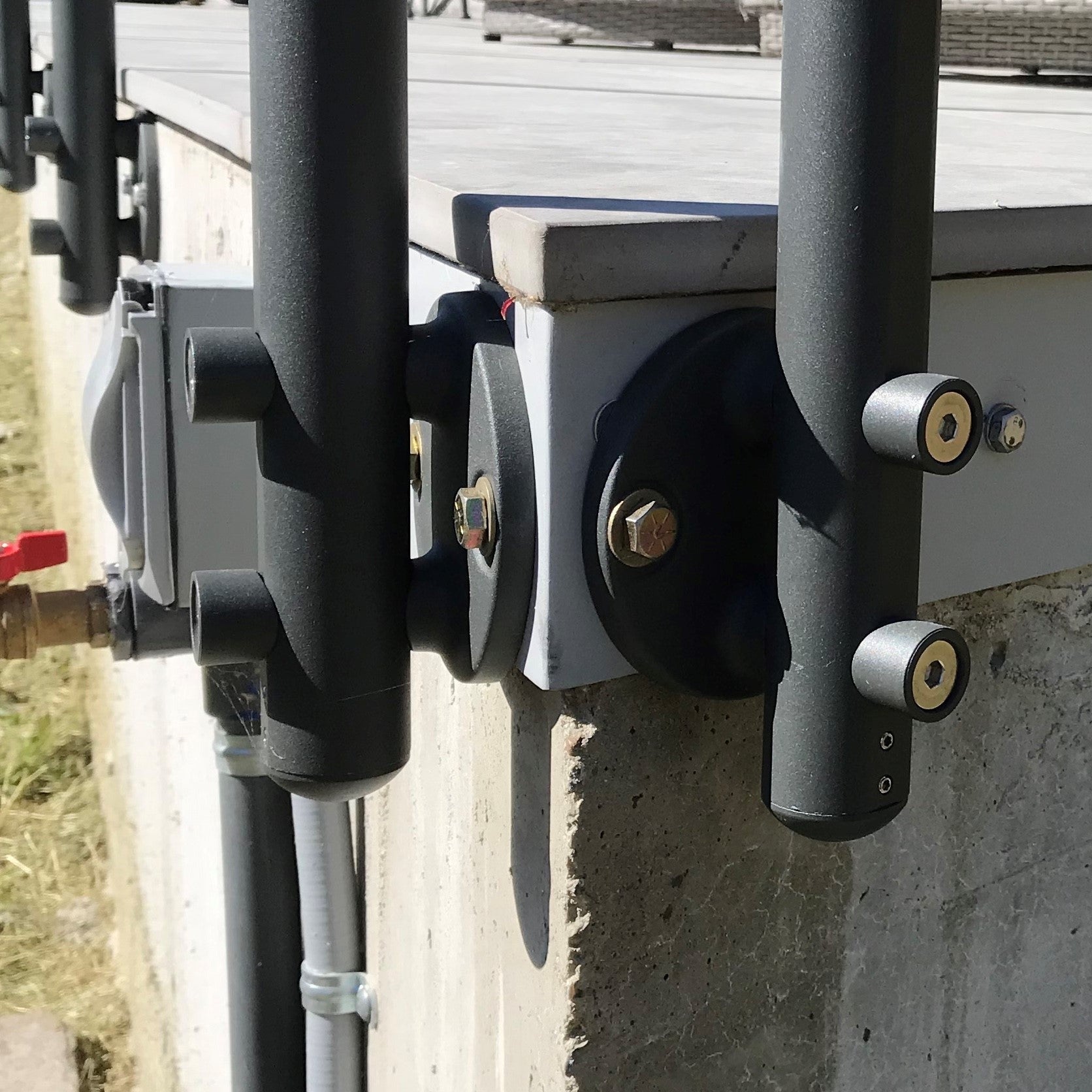 Prova PA22b Galvanized Hex Screws for Anthracite Posts - Wood (4 per pack)